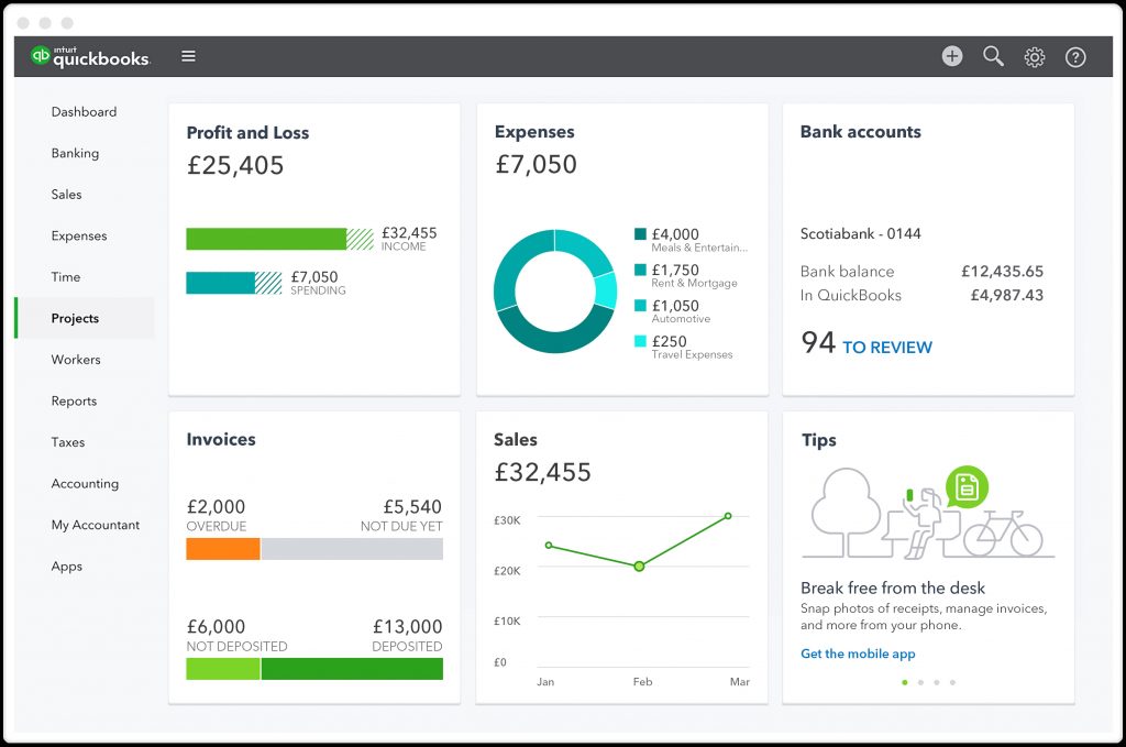 quickbooks cloud accounting solution