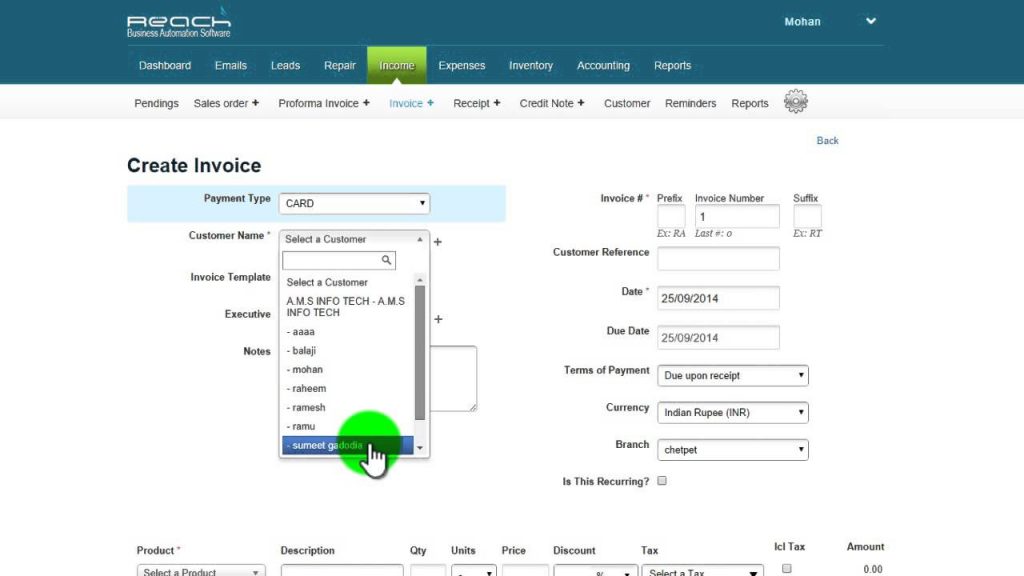 reach cloud accounting solution